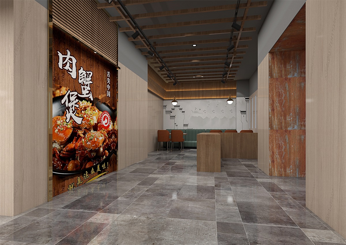 印象汇秋风来肉蟹煲店设计方案